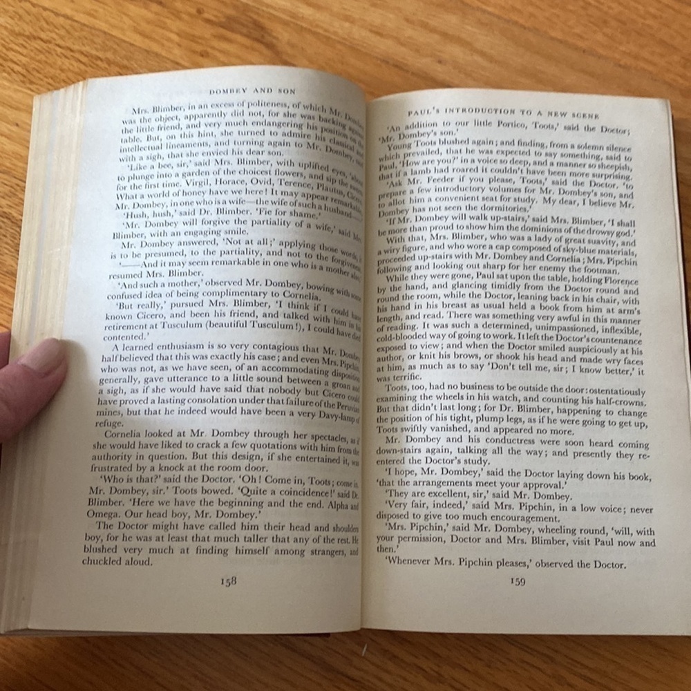 VINTAGE book Dombey and son by Charles Dickens, published by Collins 1954 - Picture 10 of 14